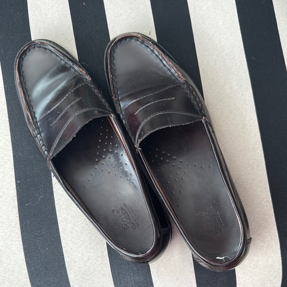 G.H. Bass & Co. Brown Leather Penny Loafers